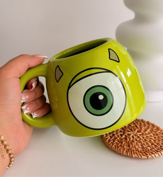 👁️💚 Mug de Cerámica Mike Wazowski – Monsters Inc. 💚👁️