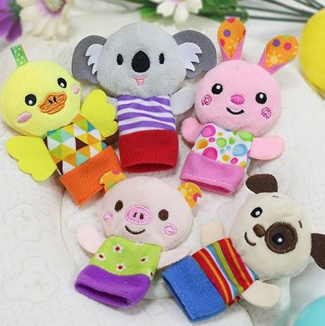 TITERES DE DEDOS DE PELUCHE