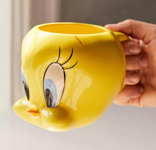 💛 Mug de Cerámica Tweety – Diseño 3D 💛 Piolín