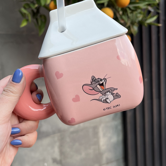 😺🐭 Taza de Cerámica Tom & Jerry  🐭😺