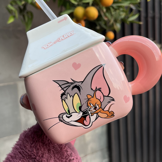 😺🐭 Taza de Cerámica Tom & Jerry  🐭😺