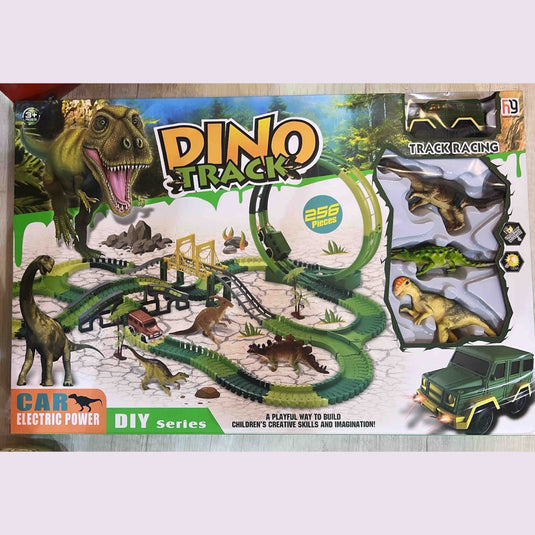 🦖🏎🏁 PISTA DE DINOS 256 pcs