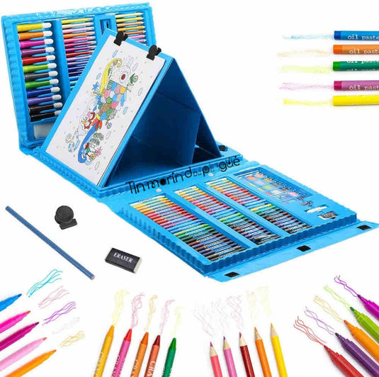 🖍🌈 SET ARTÍSTICO 208 PIEZAS