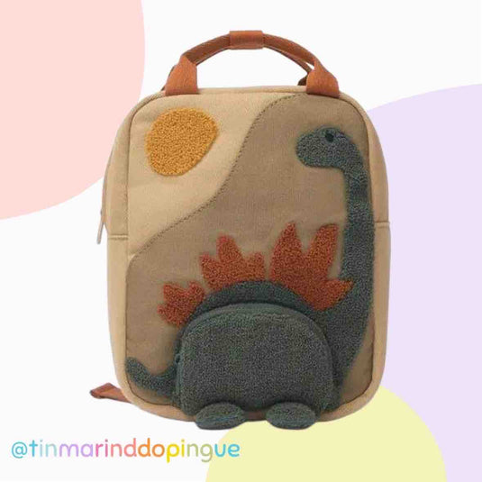 MOCHILA MORRAL DINOS ECOLÓGICO